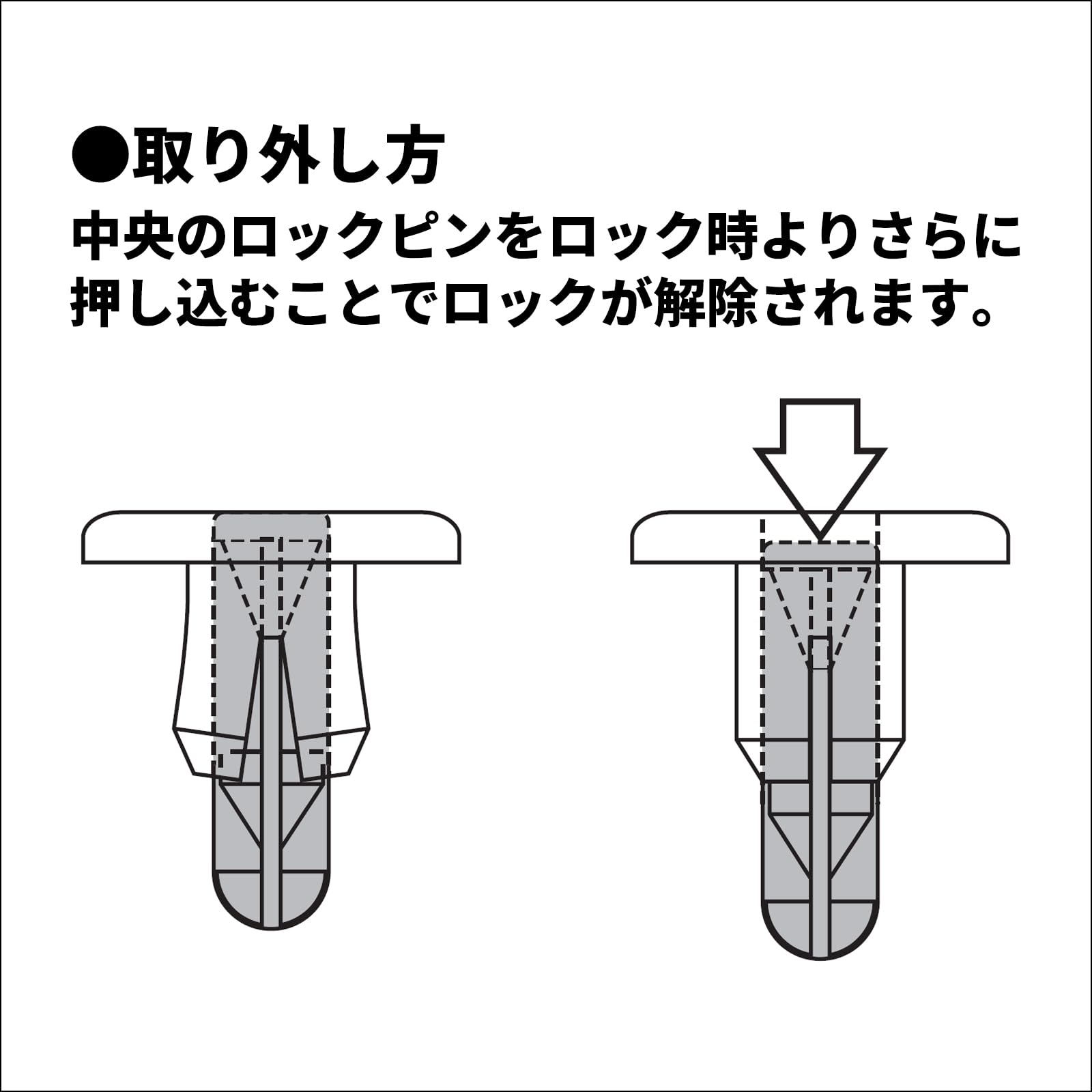 Amazon | キタコ(KITACO) プッシュリベット(φ7/カワサキtypeB/3ヶ